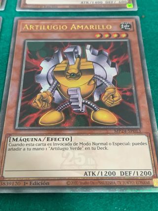 Yu-Gi-Oh! Artilugio Amarillo y Verde (ESP)