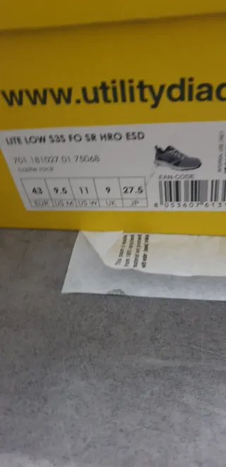 Scarpe da lavoro antinfortunistiche Diadora 43