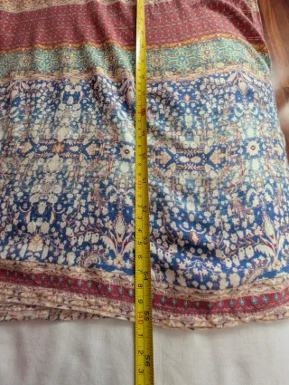 Vestido largo estampado talla única