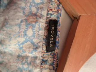 Vestido largo estampado talla única