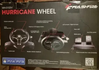 Volante e Pedali PS4 in Scatola Originale