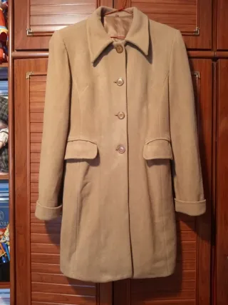 Abrigo El Corte Inglés Talla 40 Beige