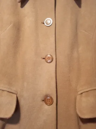 Abrigo El Corte Inglés Talla 40 Beige