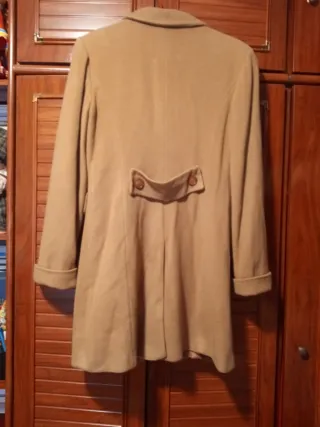 Abrigo El Corte Inglés Talla 40 Beige