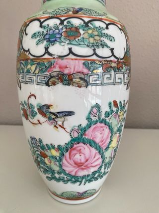 Jarrón Porcelana China Años 60