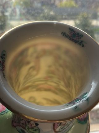 Jarrón Porcelana China Años 60