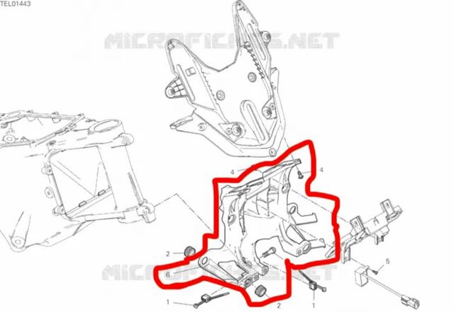 Araña Carenado Ducati Multistrada V4S Radar 2021