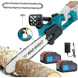 Motosega 12 con 2 batterie e caricabatterie