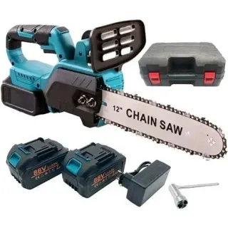 Motosega 12 con 2 batterie e caricabatterie