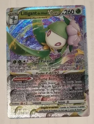 Carta Pokémon V-ASTRO Lilligant de Hisui