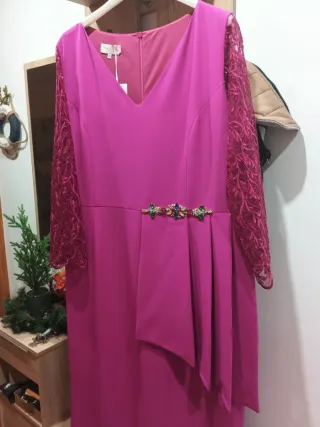 Vestido fiesta alta costura