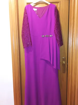 Vestido fiesta alta costura