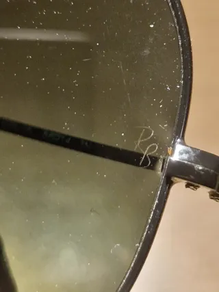 Gafas Ray-Ban Aviator Polarizadas Black Metal.