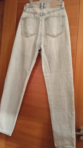 Pantalón vaquero Pull&Bear azul claro Talla eur 32
