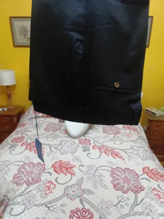 Pantalón de vestir azul marino hombre