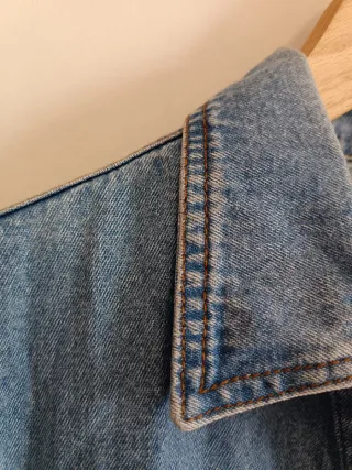 Cazadora Vaquera Estilo Retro Vintage Mangas Ancha