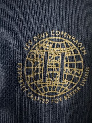 Sudadera Les Deux Hombre Azul y Dorado Nueva