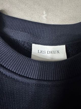 Sudadera Les Deux Hombre Azul y Dorado Nueva