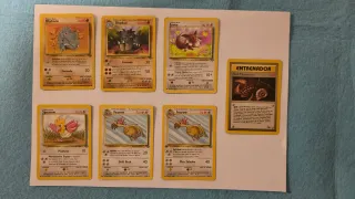 Lote Cartas Pokémon Rhydon, Fearow, Eevee