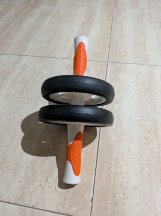 Rodillo Abdominales Doble Rueda Naranja