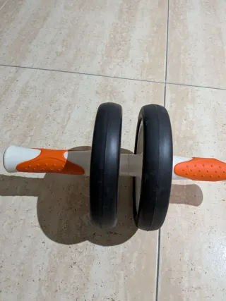 Rodillo Abdominales Doble Rueda Naranja