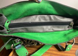 Bolso Masmona Piel Artesano Único