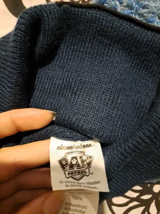 Gorro Patrulla Canina niño azul