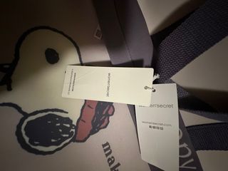 Mochila Snoopy Beige y Morado Women SECRET