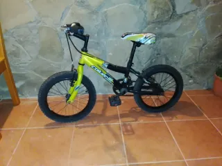 Bicicleta infantil aluminio Coluer 16 verde