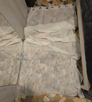 Tenda 140x300cm leggermente trasparente