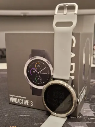Smartwatch Garmin VIVOACTIVE 3 Gris/Plata