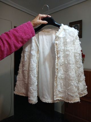 Chaqueta fiesta blanca