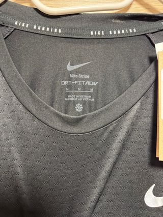 Camiseta Nike Running Hombre Negra Talla M