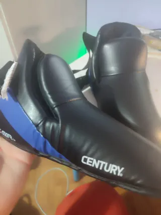 Botines Kickboxing Century Negros y Azules