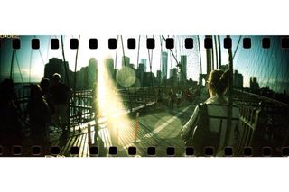 Sprocket Rocket 35 mm Camara Panoramica Negra