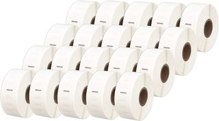 Aftertech 20 x 11352 25 x 54 mm Rollos de etiqueta