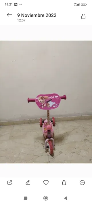 Patinete Patrulla Canina 3 ruedas