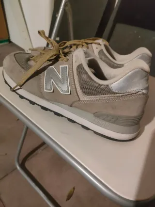 New Balance Scarpe Uomo Beige/Argento