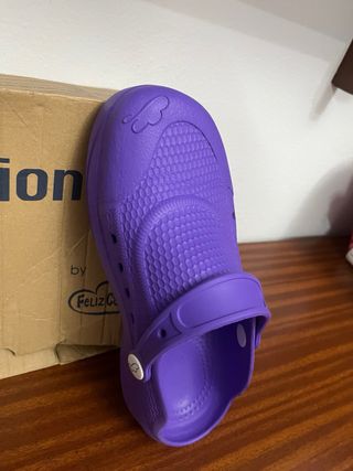 Zuecos Feliz Caminar Evolution Morado