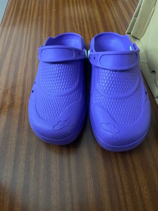 Zuecos Feliz Caminar Evolution Morado