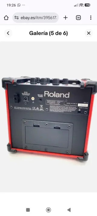 Roland Micro Cube GX Amplificatore per Chitarra