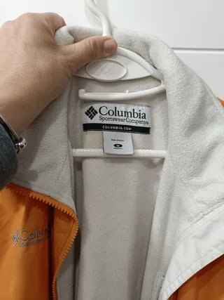 Chaqueta Columbia Naranja Talla M