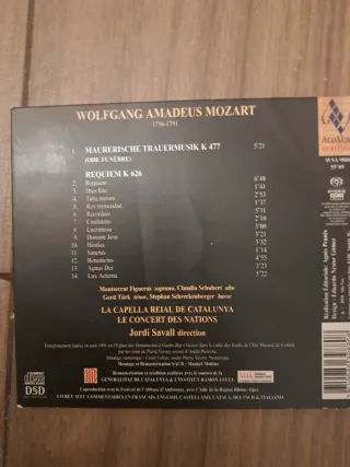 Mozart: Requiem K 626 / Trauermusik K 477 CD