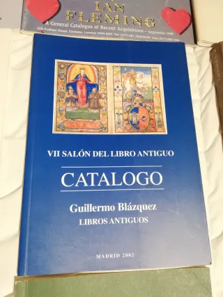 9 CATÁLOGOS LIBROS ANTIGUOS