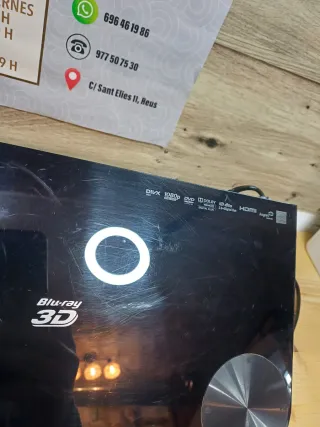 BLU RAY 3D SANSUNG REPRODUCTOR + COLECCIÓN BLU-RAY