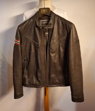 Chaqueta Cuero Napapijri Marrón