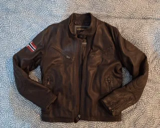 Chaqueta Cuero Napapijri Marrón