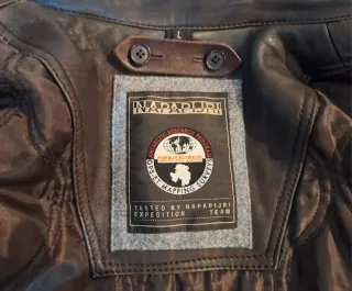 Chaqueta Cuero Napapijri Marrón