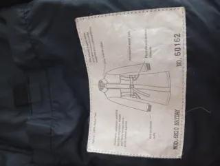 Trench Alberto Aspesi imbottito blu e nero