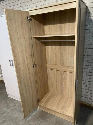 Armario 2 Puertas Nuevo Blanco